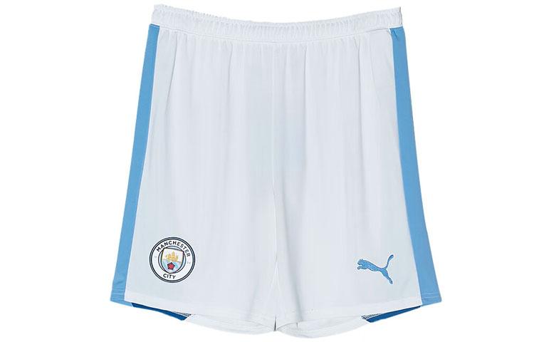 PUMA Manchester City Home Jersey Collection Soccer Bottoms Men s White Moderate Straight Fit Pants 770483-04 XL