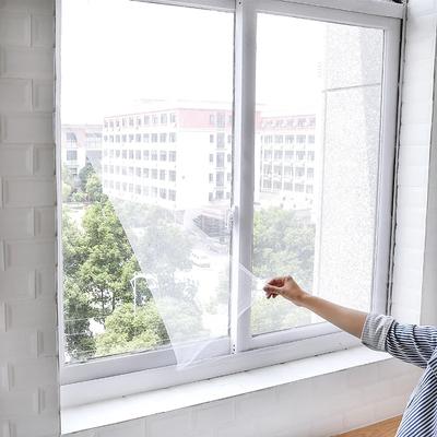 Nová síťka proti hmyzu, proti hmyzu, okenní síťka proti hmyzu, vnitřní síťovina proti hmyzu, snadno se montuje s páskou, bytový textil