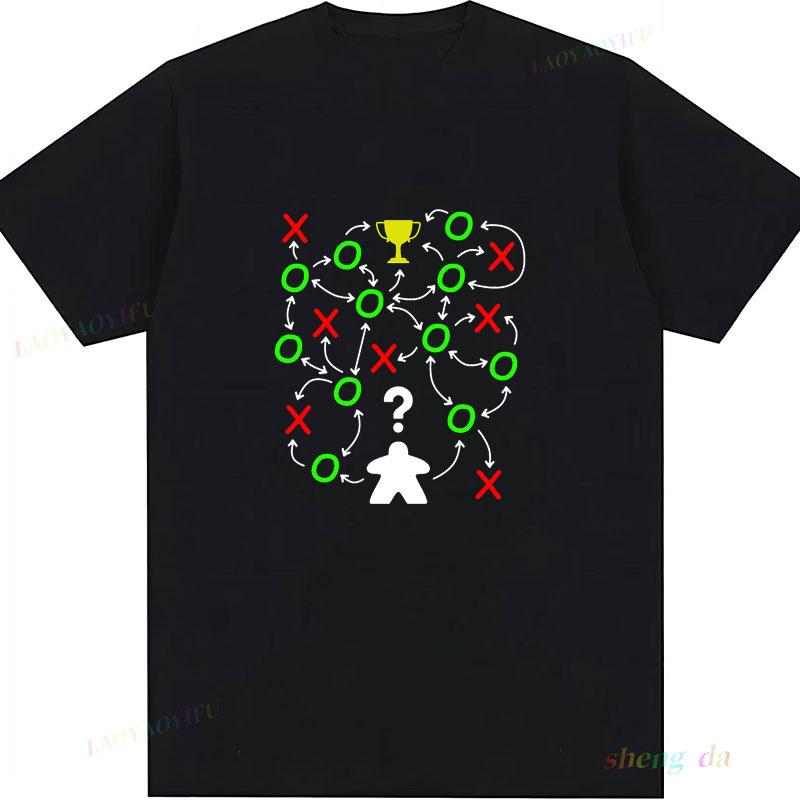 

Beware of The Green Meeples Classic TShirt Hot Sale Vintage Shortsleeve Unisex Casual Creativity Tee S