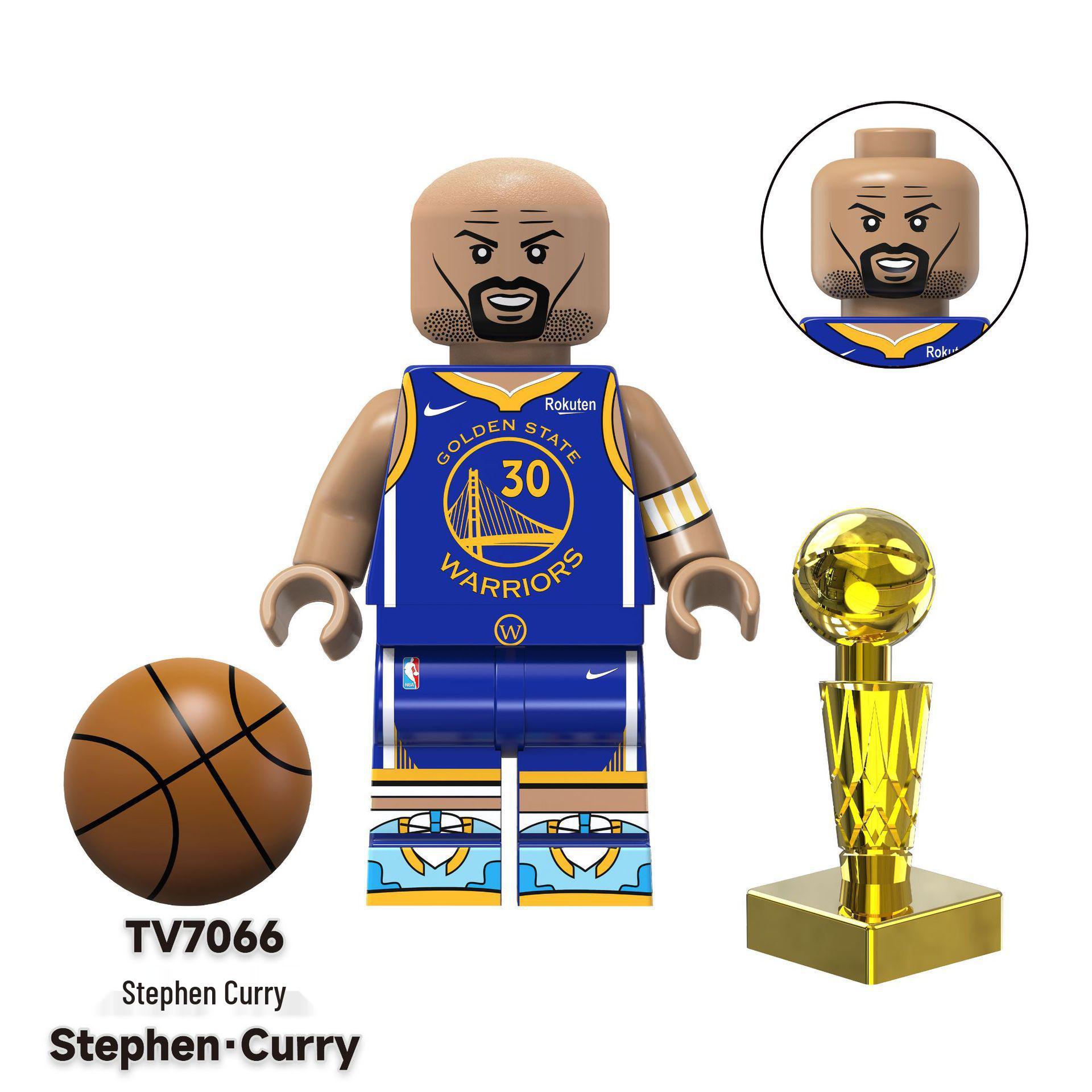 NBA Star Basketball Player Building Blocks Figure Toy