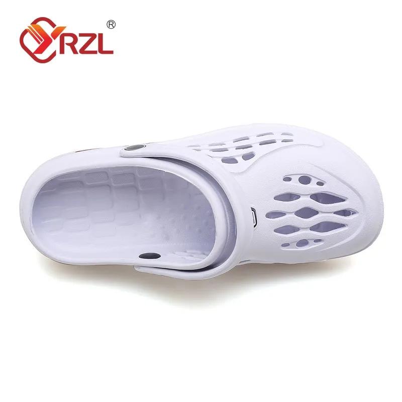 YRZL Sandals Men Soft Non-slip Wear-resistant Casual Mens Sandals Comfortable High Quality Beach Shoes Outdoor Slippers Men