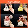 Whimsical Bubbling Animal Plush Keychain Cute Plush Hanging Decor In Colors Various