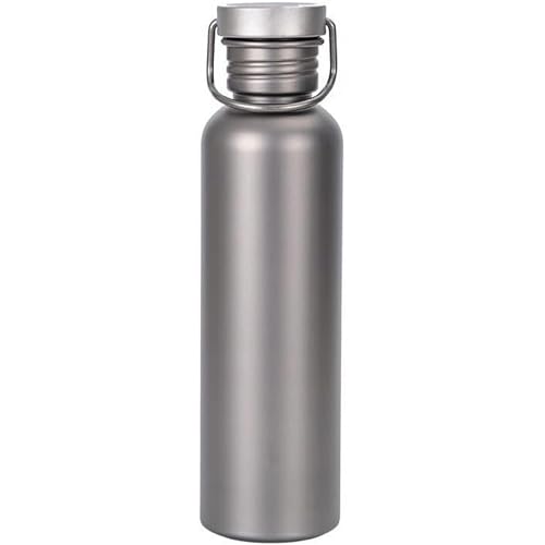 Pure Titanium Bottle Direct Drinking Water 500ml 600ml 750ml Outdoor Climbing Bicycle Sports Ultra-lightweightrust-resistant Wide Mouth