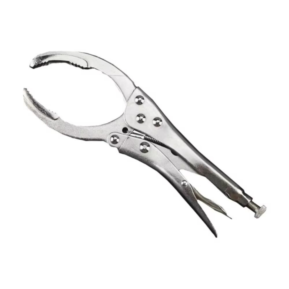 

Adjustable Oil Filter Wrench 50mm-110mm Range Oil Grid Spanner Oil Filter Plier Auto Repair серебряный