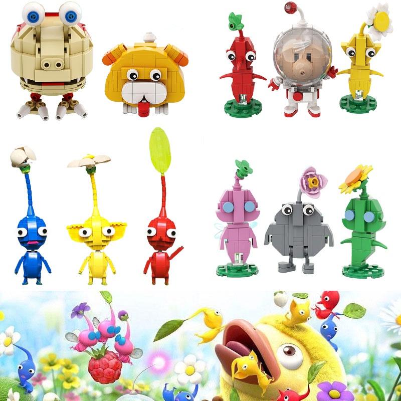 Pikmin Abenteuer Spiel Bausteine Spielzeug Abs Kunststoffmaterial