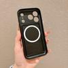 Matte finish Liquid Silicone For  Case For For Iphone 17 16 1 14 13 Pro Max Magnetic Wireless Charger Fall prevention Cover