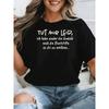 T-Shirt with Text 'Tut Mir Leid Ich Habe Weder Die Geduld Noch Die Geduld Noch' for Men Women Unisex All Season Funny T-Shirt