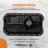 Steel Oil Pan for Honda Civic DX LX Value Package 2001-2005 DOR264417