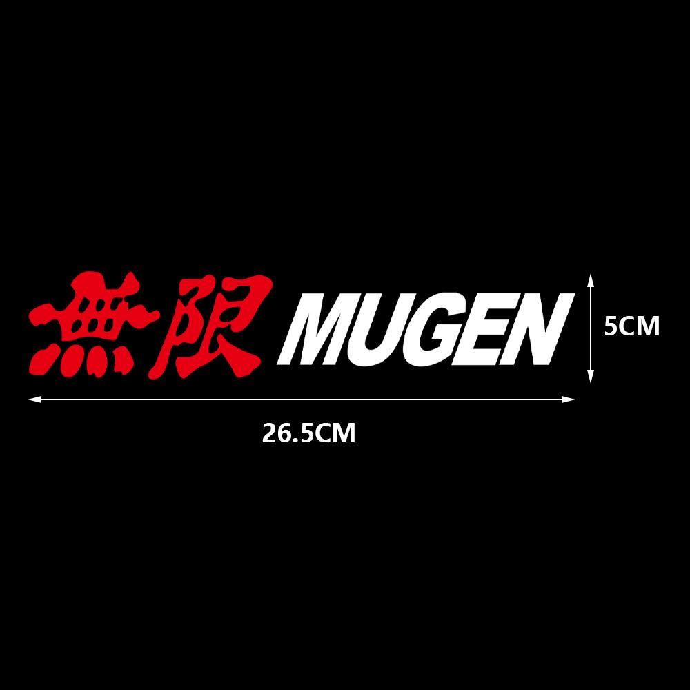 cvuxn1 1pc/2pcs PVC Waterproof Body Window Decoration Stickers For Honda Civic Mugen Bonda Accord City Jazz Car Exterior Accessories