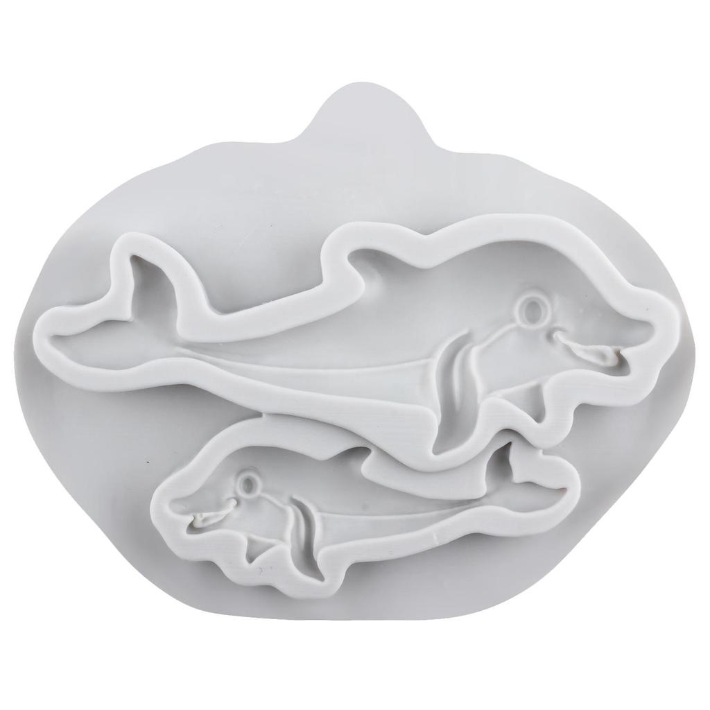 Mermaid Dolphin Silicone Mold Fish Turtle Crab Octopus Seahorse Molds Cake Decorating Tools Cupcake Topper Candy Resin Clay Chocolate Gumpaste Mold