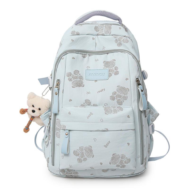 Preppy Schoolbag Women's Large Capacity Backpack Lightweight Backpack