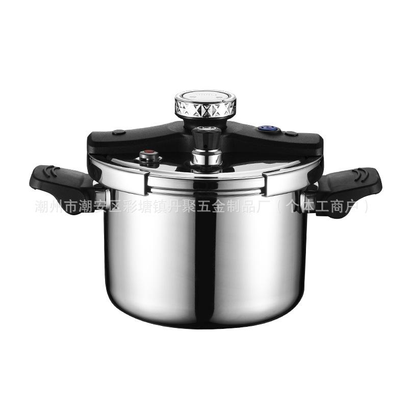 304 Triple-Layer Steel Thick Pressure Cooker - Large Capacity, Explosion-Proof Design for Gas and Induction Cooking