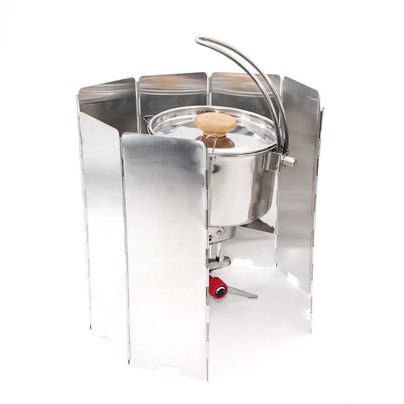 Oeny Outdoor Camping Foldable Stove Windscreen