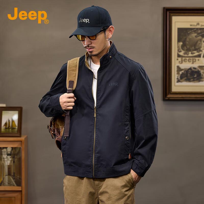 Jeep Men's 2025 Fall/Winter Reversible Stand-Collar Jacket