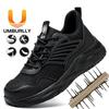Labor Insurance Shoes Anti-smashing and Stab-proof Safety Shoes Lightweight, Non-slip and Wear-resistant Steel Baotou Anti-splashing Work Shoes Safety