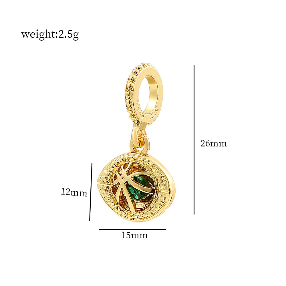 Bracciale con Charms per Figure di Film Perline Ciondolo Fai da Te Avengers Iron Man Spiderman Charms per Realizzazione Manuale Gioielli Accessori