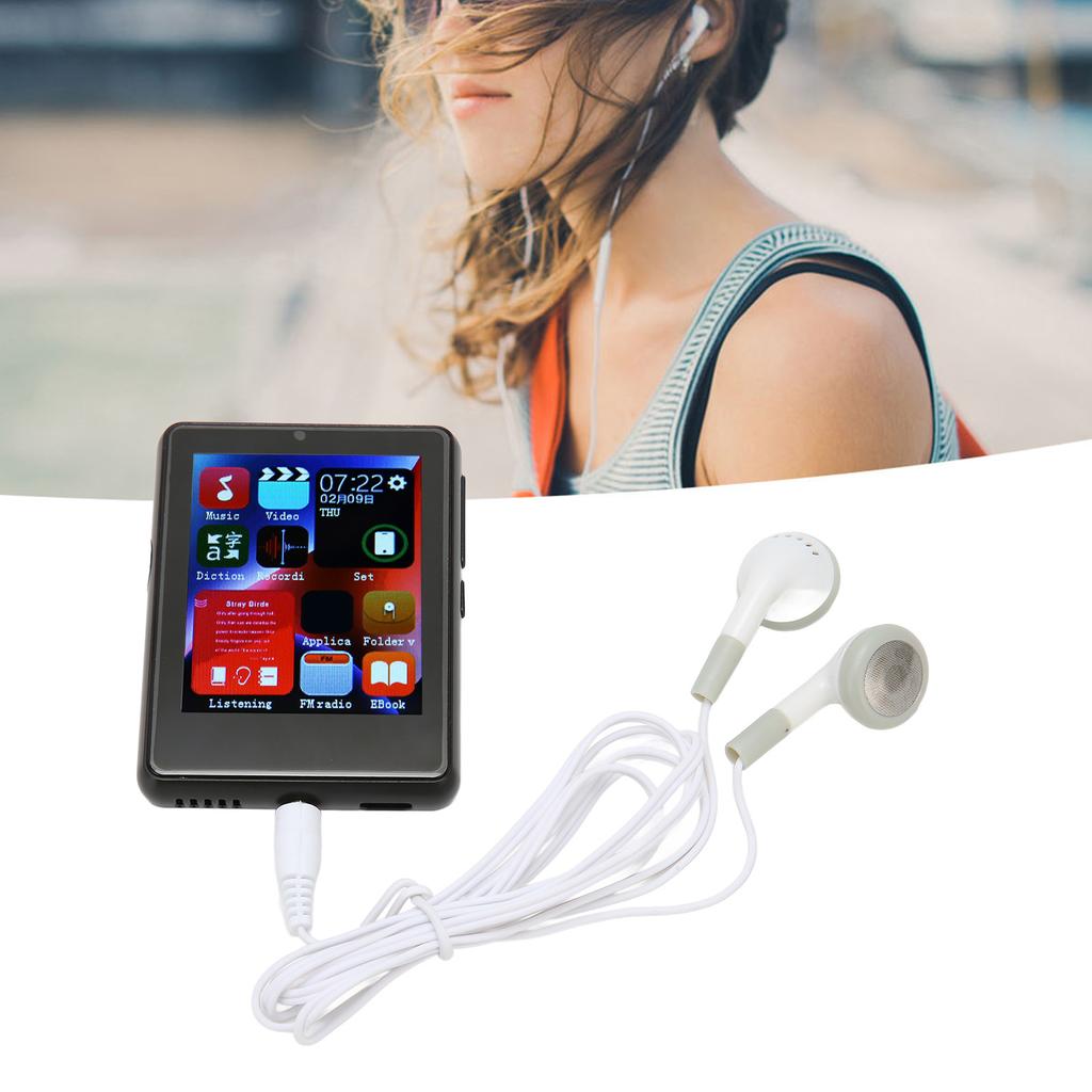 MP3 Player   5.0 Support FM Radio 2.4inch Full   HD Noise Reduction Portable MP3 Music Player