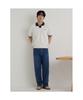 Binpolmen Tipping Open Collar Neck Knit White