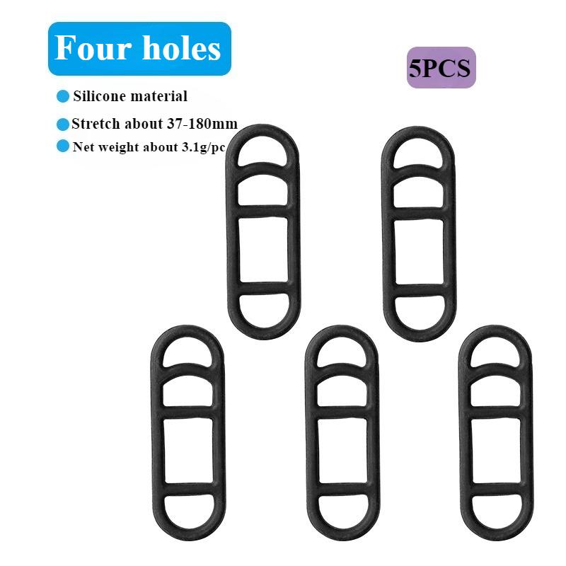 5/10pcs Silicone Straps Fixing Straps Bike Light Headlight Flashlight Rubber Ring Fixing Bicycle Accessories