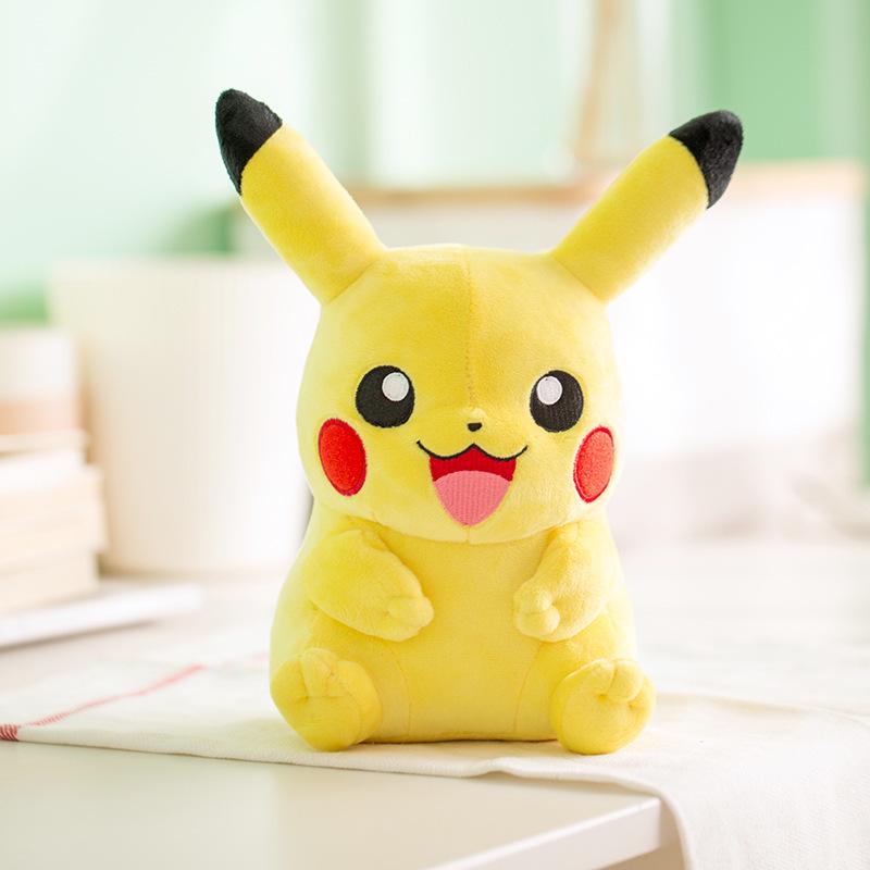Authentic Pokémon Plush Toy Set: Pikachu, Squirtle, Bulbasaur, Charmander