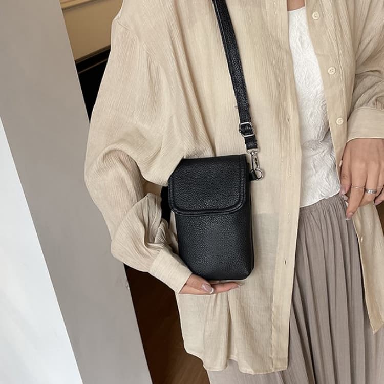 Lychee pattern mini mobile phone bag female messenger bag
