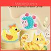 Childrens Diy Stamping Art Kit With Cartoon For Creative Kids