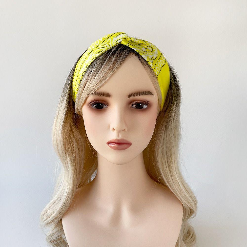 Boho Boho Knot Turbans Headwrap Ethnic Style Bandanas Elastic Headband Hiking