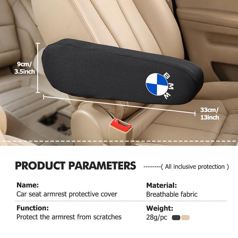 Car Armrests Cover Centre Console Front Seat Armrest Protector For BMW M3 M5 X3 E93 F10 F20 F30 F40 F15 F25 F26 F31 F49 F86 FE9