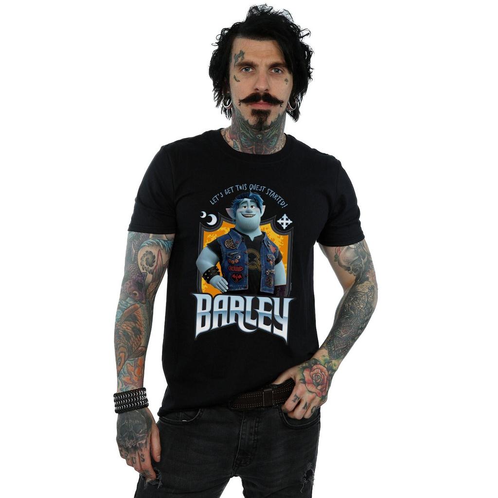 Disney Mens Onward Barley Pose T-Shirt