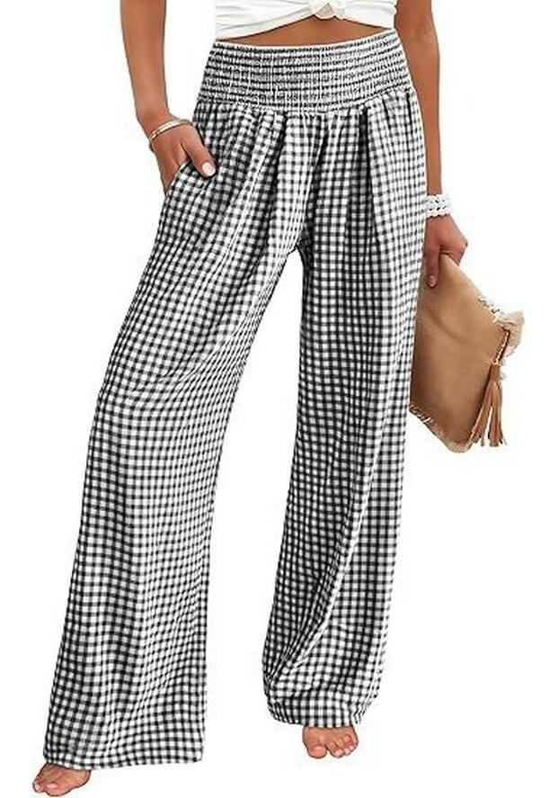 2026 Spring/Summer Women's Casual Loose Cotton Ruched Distressed Mid-rise Pants
