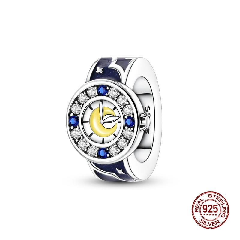 New In Original Charms Copper Cute Panda Holding Heart-Shaped Charms Beads Fit 3Mm Original Bracelet Women Diy Jewelry Gifts