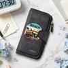 Beach Pattern Wallet Forever Retro Leisure Fashion Multi-card Slot Portable Daily Use Purse