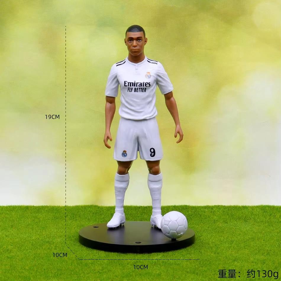 Model Car Accessories New Football Star FIFA C.Ronaldo Messi Mbappe Number 10 Jersey Desktop Dolls Ornament Football Fans Gifts