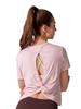 Women's Cross-Border Yoga T-Shirt - Lightweight, Breathable, Short Sleeve, Hollow Back, Perfect for Dance, Fitness, Running.