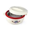 Insulated Steel Casserole With Lid For Hot Roti Storage And Serving Tray | Stylish Red Kitchen Hot Pot With Easy Grip Handle