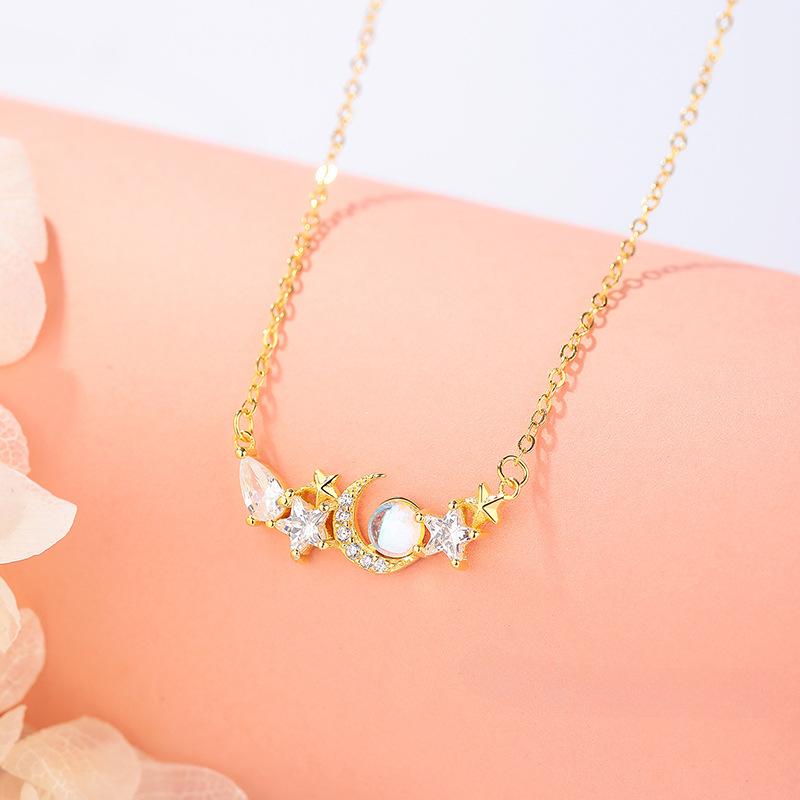 

Ожерелье Qingleng Gan Xing Yue, новое маленькое и элегантное ожерелье-цепочка для воротника