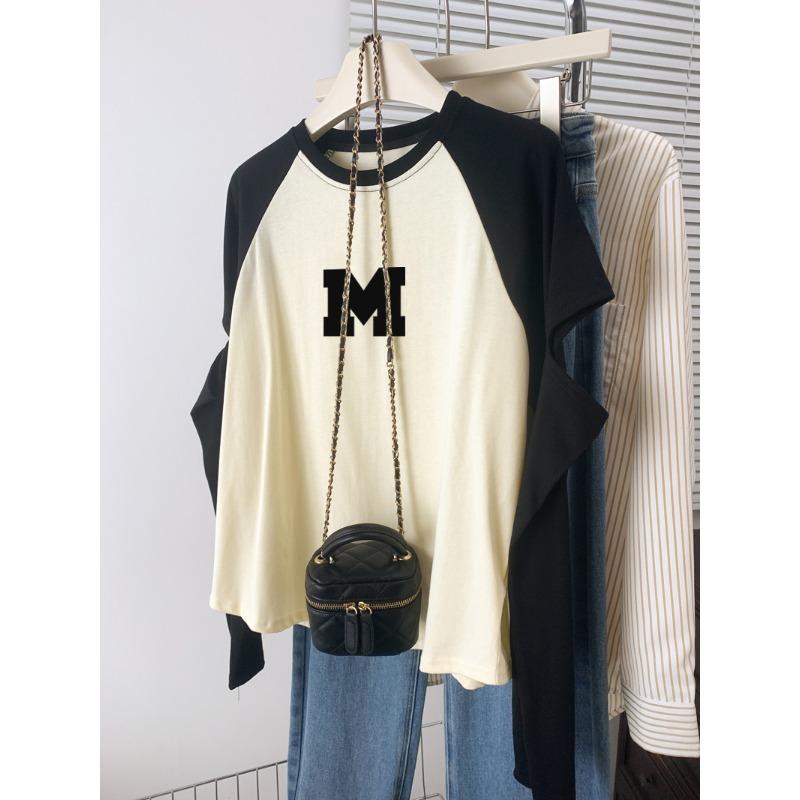 Otoño para Mujer Talla Grande Manga Larga Calado con Top Base