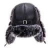Winter men's fashion cold hat outdoor travel warm hat fleece thickened ear protector cotton hat