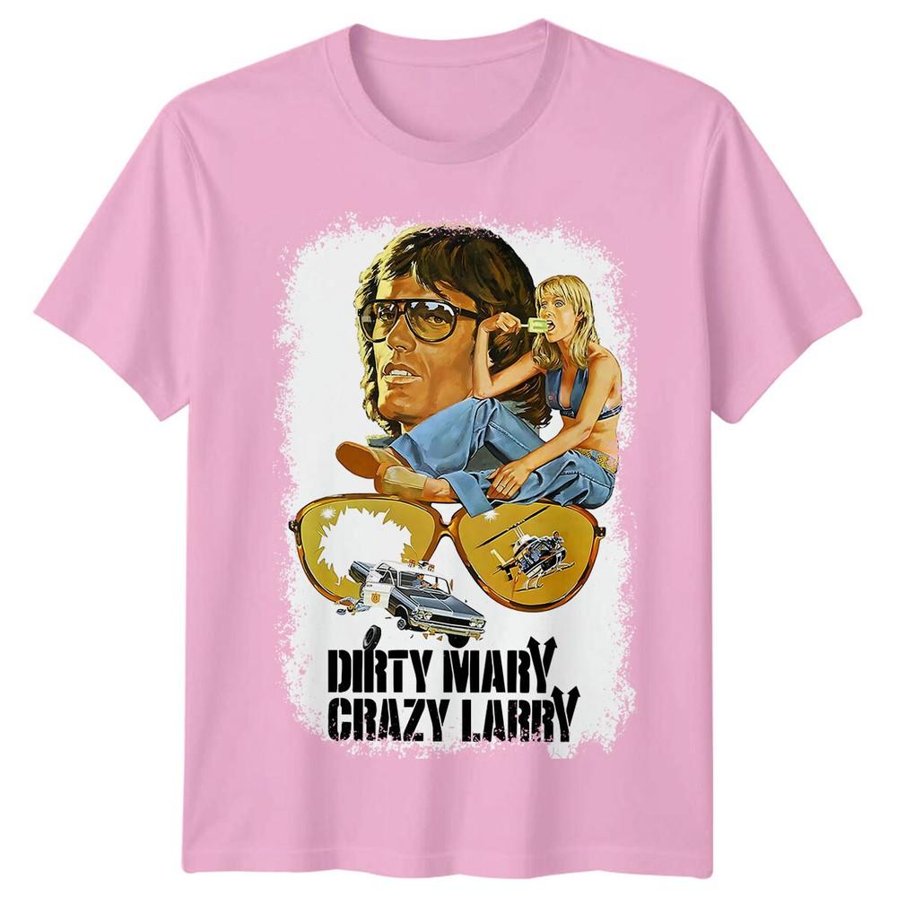 Dirty Mary Crazy Larry 1974 Movie Poster Inspired Tshirt Retro Tee Unisex