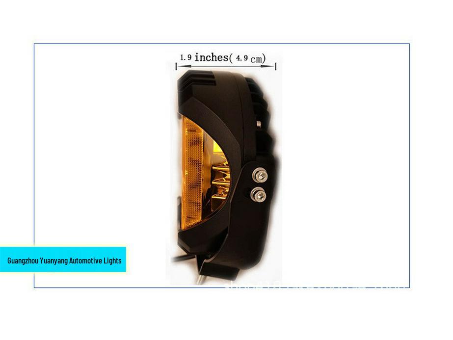 5-inch LED Amber Flashing/Wide-Angle Driving Light for Off-Road Vehicles