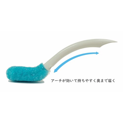 Yamazaki Sangyo Shoe Cleaning Brush, Blue, 22cm Long, Busbon-kun, Antibacterial, Made In Japan, Product Number 188888