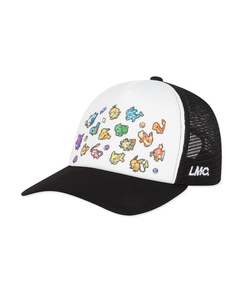 LMC Pokémon Pixel Art Multi Trucker Cap Black