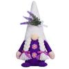 Frühlingslavendel Gesichtsloser Puppenzwerg Ältere Puppe Desktop Dekoration Ornament, Ostergeschenke an Freunde und Familie geben
