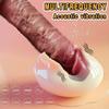 Heated Vibrating Silicone Dildo – 42° Warmth, Strong Suction, Soft Texture, Rechargeable, for G-Spot, Vaginal & Anal Play