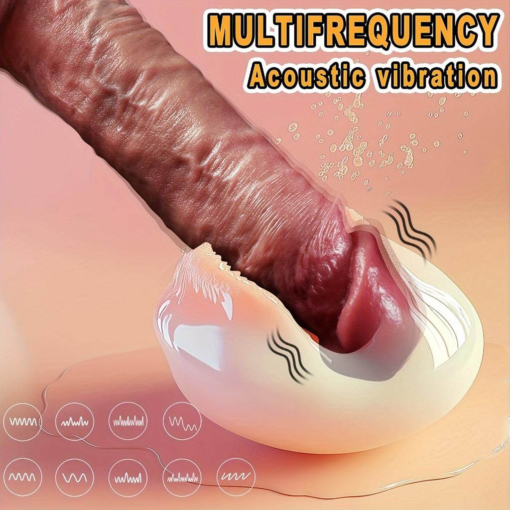Heated Vibrating Silicone Dildo – 42° Warmth, Strong Suction, Soft Texture, Rechargeable, for G-Spot, Vaginal & Anal Play
