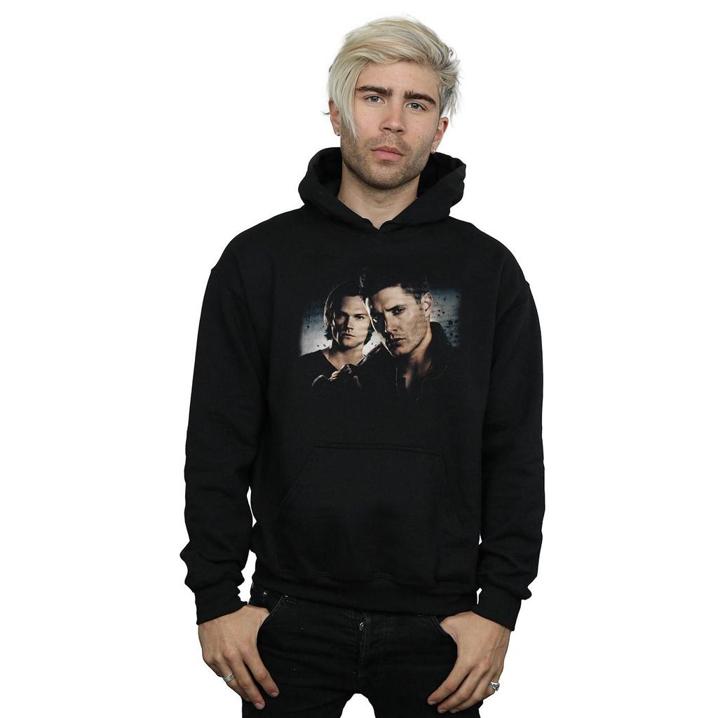 Supernatural Mens Sam And Dean Poster Hoodie