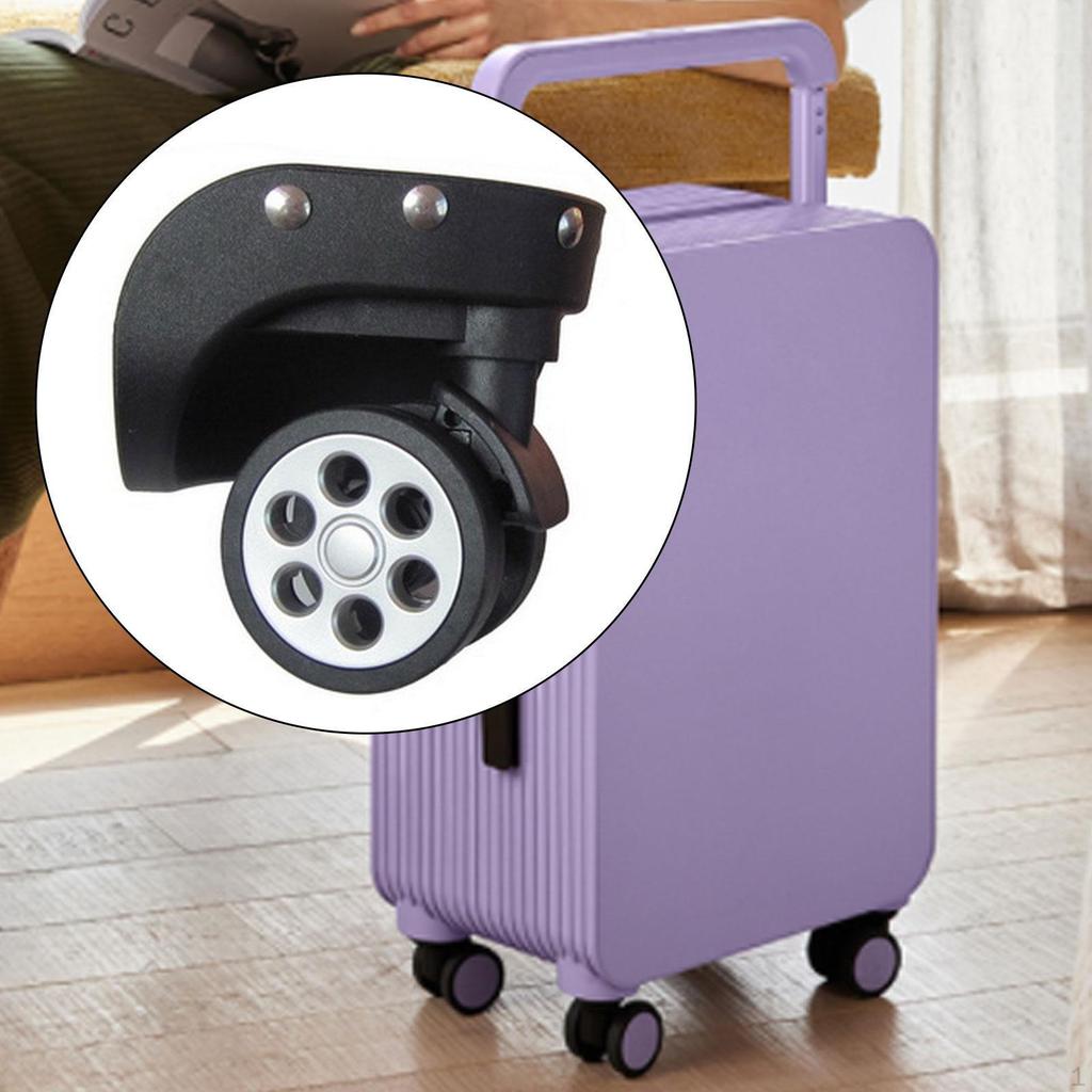 2 Stück Gepäck Koffer Räder Ersatzteile Stoßfest Leise Verschleiß Trolley Tasche