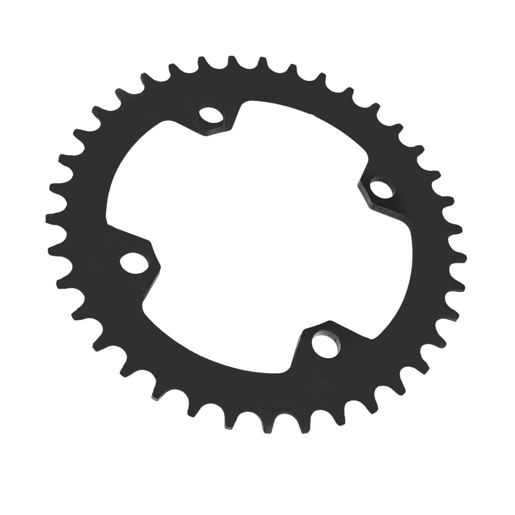 Bike Chainring 104BCD 38T Positive Negative Tooth Plate Bicycle Chain Wheel for Road Bikes Black