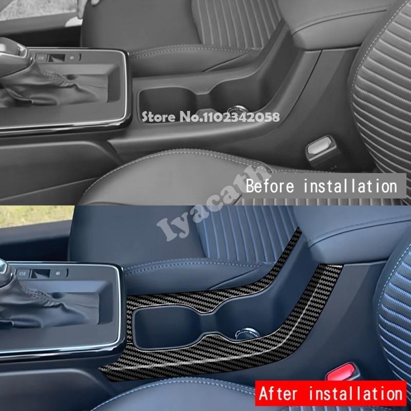 LHD RHD Für Toyota Corolla Cross 2025 2026 AT Mittelkonsole Schaltgetriebe Schalthebel Panel Vordere Aufbewahrungsbox Becherhalter Abdeckung Zierleiste