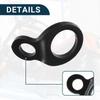 TUCKBOLD Multi Purpose Car Tie Down Strap Rings | Anchor Hooks, Black, Set of 12